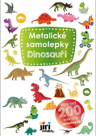 Metalliske dinosaur-klistermærker
