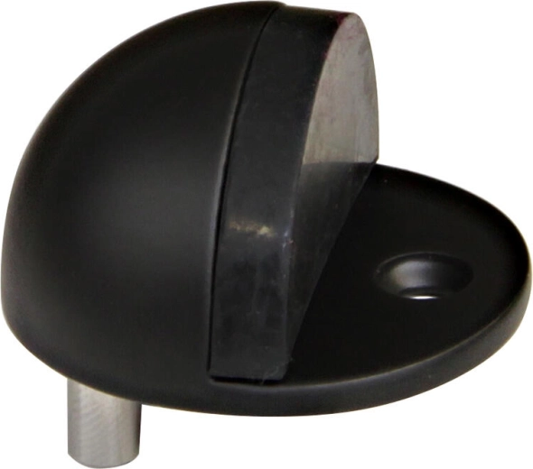 Dørstopper i rustfrit stål 43 × 24 mm, mat sort