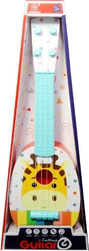 Børneguitar (legetøj) med giraf