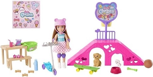 Barbie Chelsea skatepark-legesæt