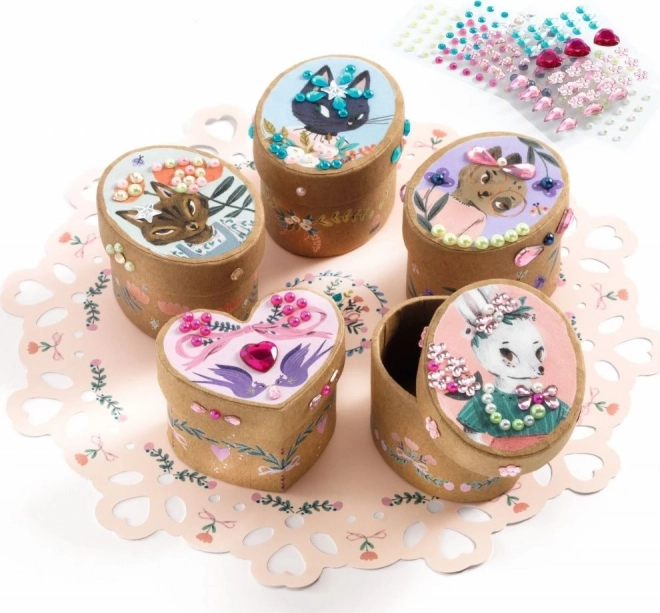 Djeco Kreativt Sæt Æsker til Dekoration