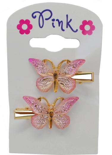 Sæt med 2 sommerfugle-hårspænder