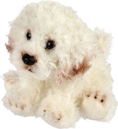 Plys hund (bichon) 13 cm