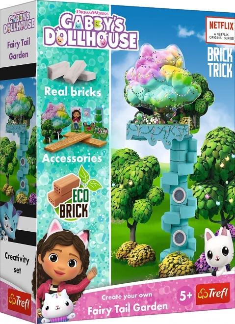 Murstensbyggesæt BRICK TRICK – Gabbys Dukkehus: Den magiske have (34 dele) fra TREFL