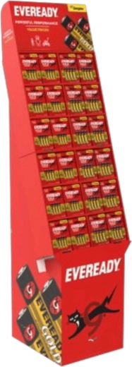 Energizer gulvstander til batterier Space Saver med 2 magasiner