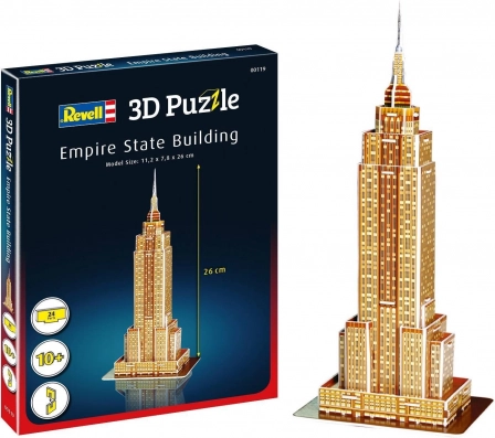 Revell 3D-puslespil Empire State Building – papirmodel 26 cm