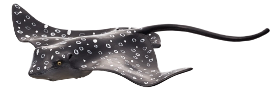 Realistisk figur af plettet rokke