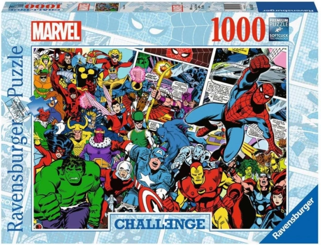 Ravensburger puzzle udfordring Marvel 1000 brikker