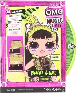 L.O.L. Surprise! OMG ReMix Rock stor søster Bhad Gurl med trommer