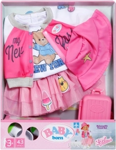 BABY born rejseoutfit til dukker 43 cm