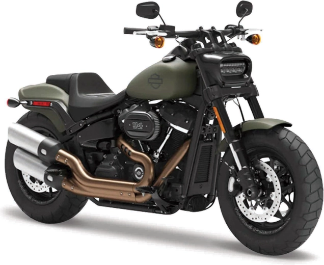 Maisto Harley-Davidson Fat Bob 114 1:18 grøn