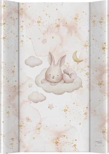 Ceba Baby puslepude 2-kanters med fast plade 50 × 70 Ultra Light Sleepy Bunny