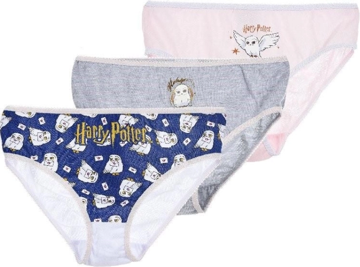 Sæt med 3 stk. bomuldstrusser Harry Potter