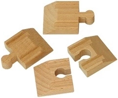 Togbane rampe 4 cm, 4 stk.