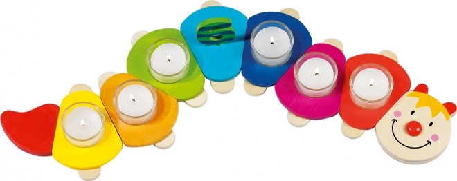 Goki fødselsdagslarven Kamila – trædekoration til festbordet