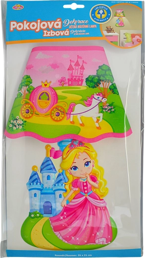 Børne vægmonteret 3D-lampe prinsesse
