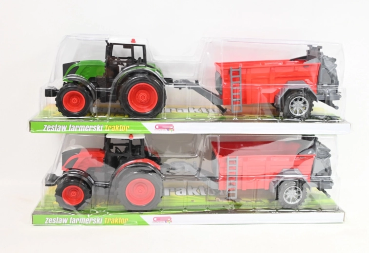 Traktor med landbrugsmaskine