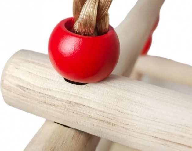 Trægyngesæt til børn med gelænder