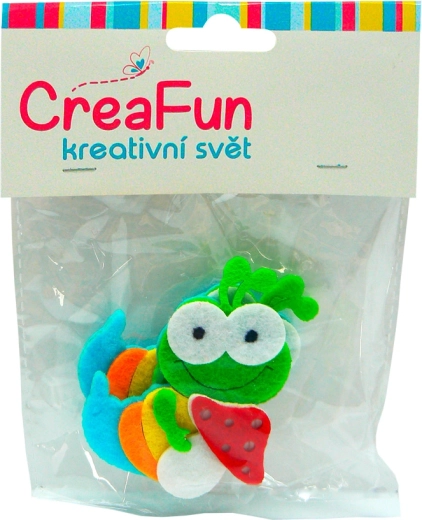 Farverige larver – sæt med 2 stk.