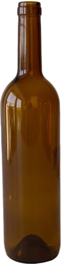 Glasflaske til vin 750 ml brun eller grøn