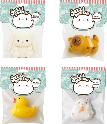Gel-klemmekæledyr Jelli Squishi antistress-legetøj