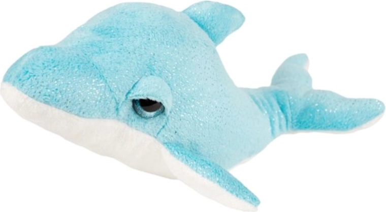 Plys-delfin blå