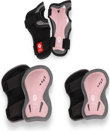 Qplay børnebeskyttere coral pink str. S (3–5 år)