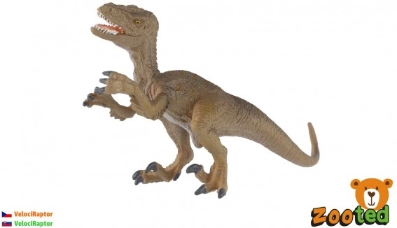 Plastfigur af velociraptor 16 cm