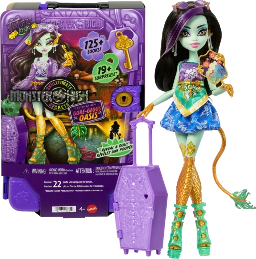 Monster High Jinafire Long rejsesæt med overraskelser 28 cm