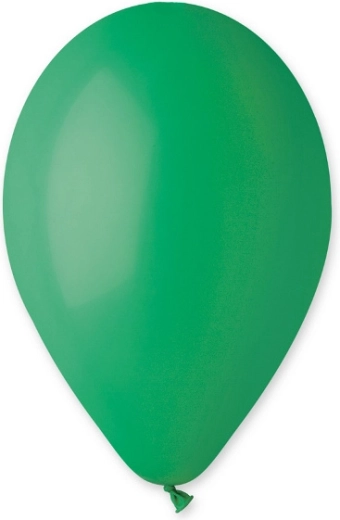 Pastelfarvede latexballoner 10" mørkegrønne