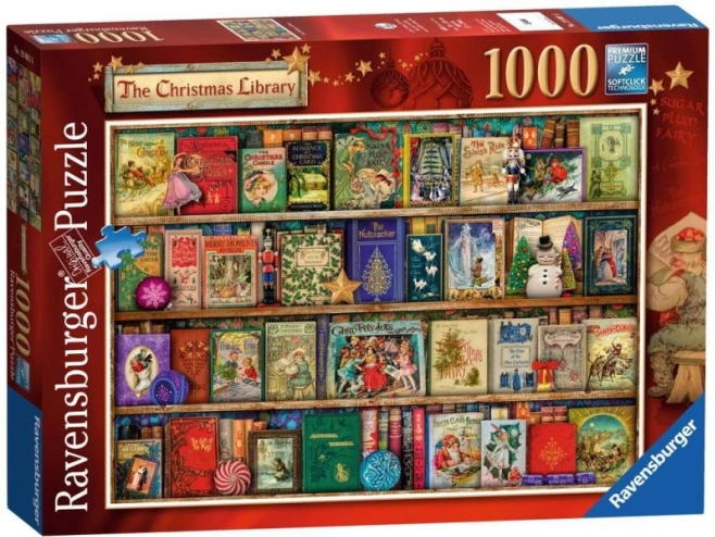 Ravensburger puslespil Julebibliotek 1000 brikker