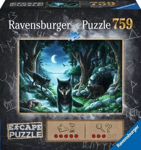 Ravensburger Exit-puslespil Forbandelsen over ulvene (759 brikker)