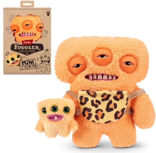 Spin Master Fuggler Mini Rascals annoyed alien + baby fugg (double trouble) - 1 stk.