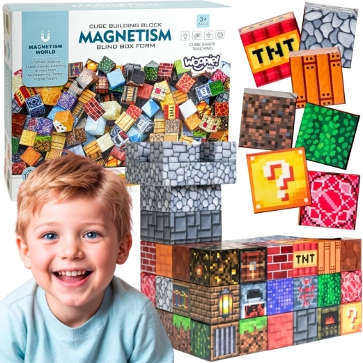 3D-magnetisk byggesæt – 63 dele