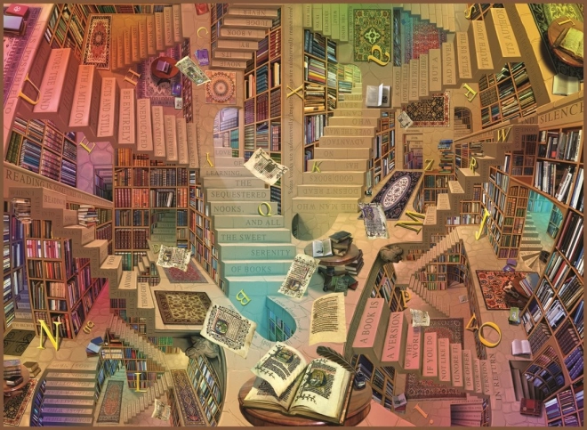 Puslespil Bibliotek 1000 brikker fra Anatolian