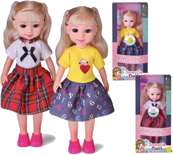 dukke Klárka med tilbehør