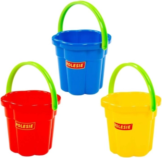 Stor plastspand i blomsterform - 1 stk.