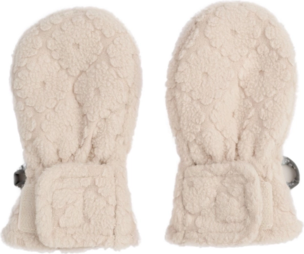 Lodger børnevanter uden tommelfinger Mittens folklore fleece birch 1–2 år - 1 stk.