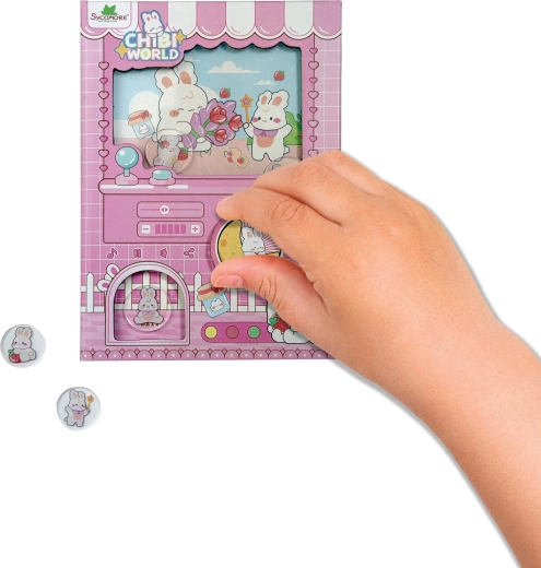Chibi verden gashapon-notesbog kanin - 1 stk.
