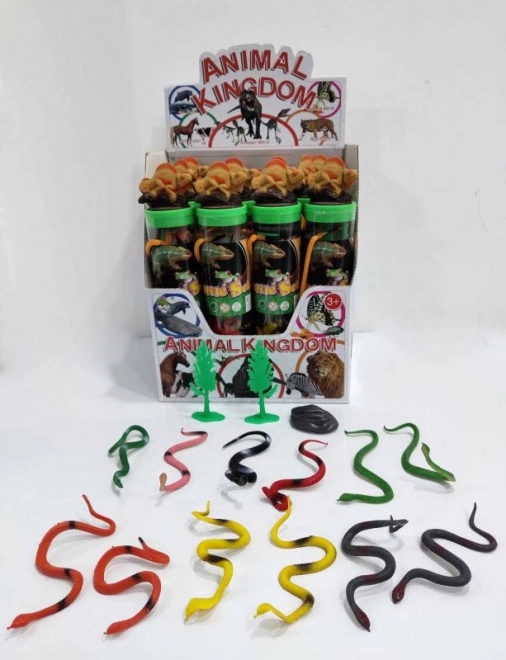 Slanger i rør – sæt af gummislanger i plastboks