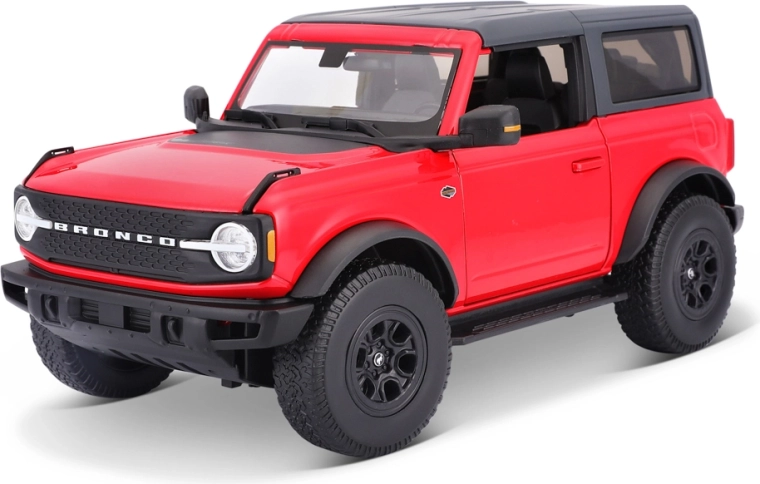Maisto Ford Bronco Wildtrak rød 1:18