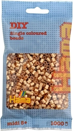 Hama midi strygeperler guld 1000 stk.