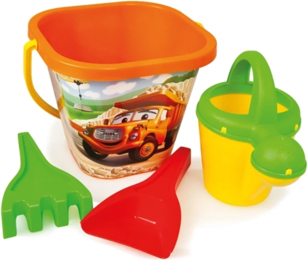 Dino Tatra sandsæt med spand og vandkande (4 dele)