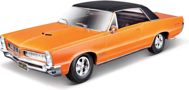 Maisto 1965 Pontiac GTO Hurst edition orange bilmodel 1:18