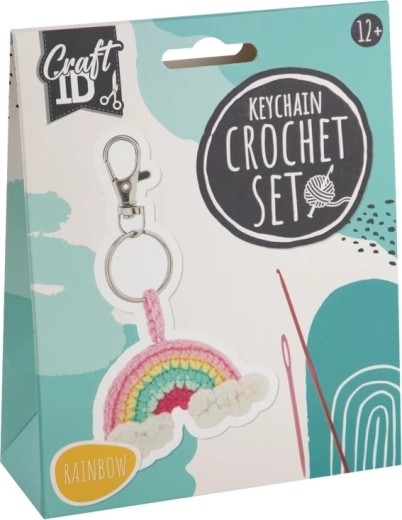 Hæklet nøglering Regnbue CRAFT ID