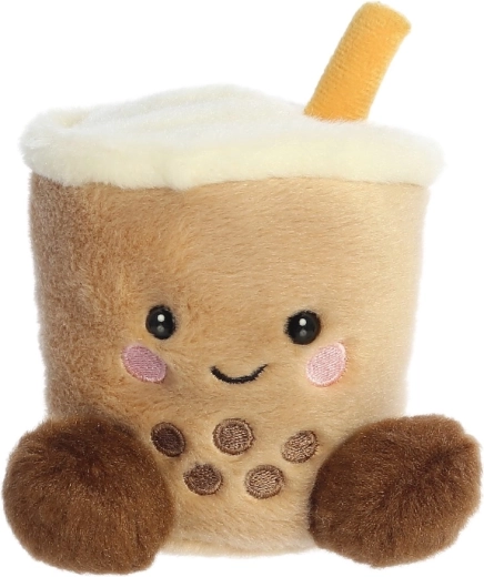 Palm Pals plysbamse milk tea boba 13 cm