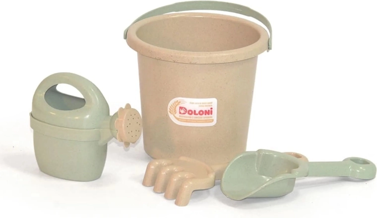 Doloni ECO Line sandsæt med vandkande grøn-beige