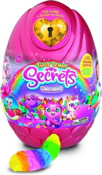 Baby Gemmy hemmelighedsfuld enhjørning med overraskelser