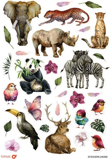Topgal klistermærker Animals