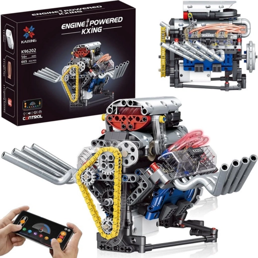 Byggesæt Mould King mini-motor 665 dele